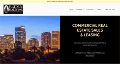 Desktop Screenshot of platinumrealtyone.com